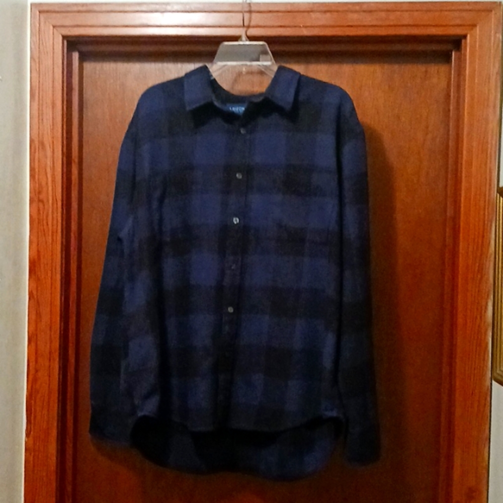 Arizona XL Long Sleeve, Button Down, Plaid Flannel Shirt